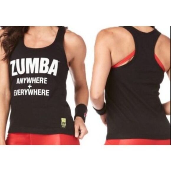 Zumba Women’s XS Black Anywhere + Everywhere Black‎ Tank Top - Picture 2 of 16